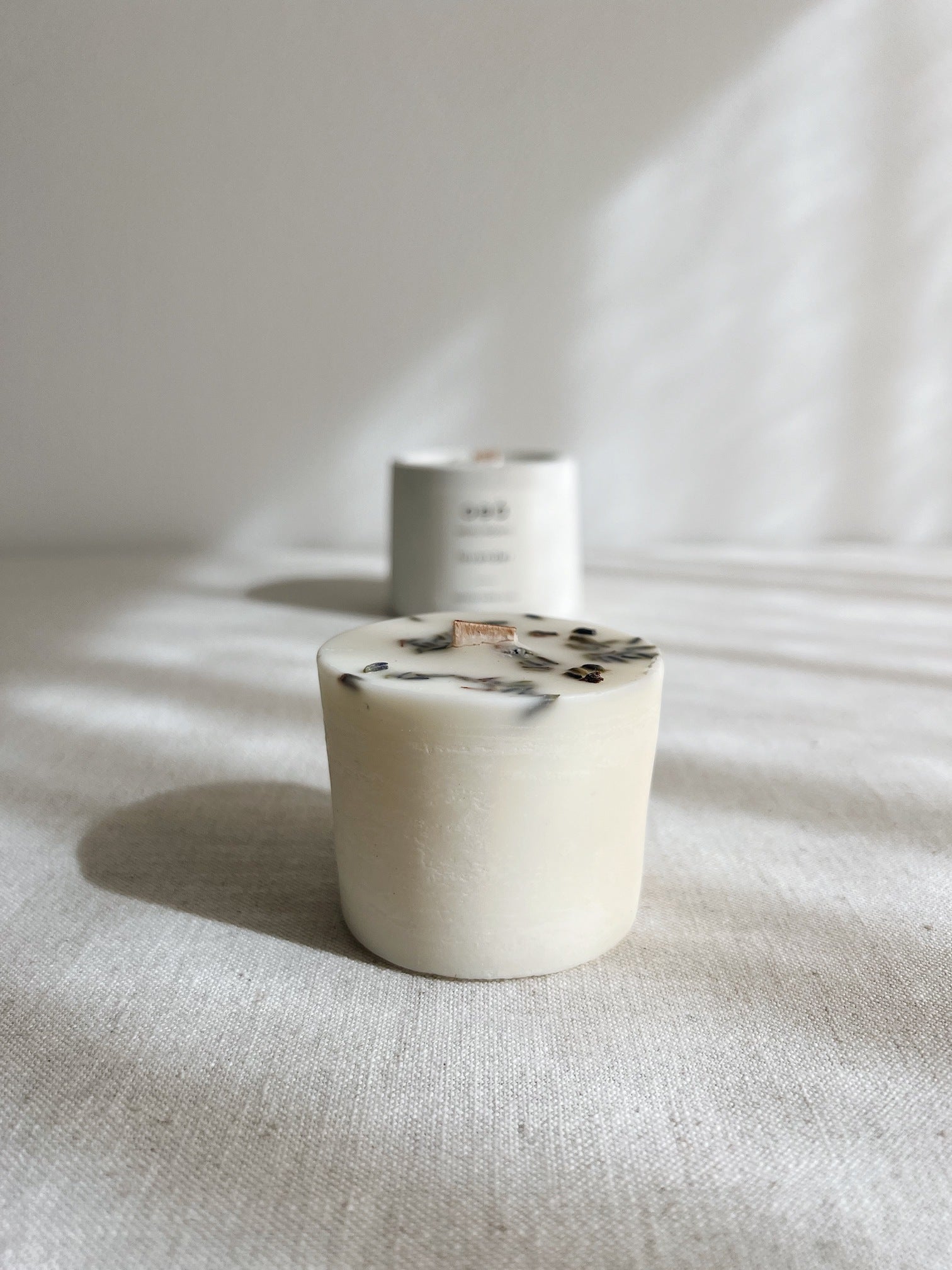 Refill candle 'lavender' with lavender essential oil (125g)