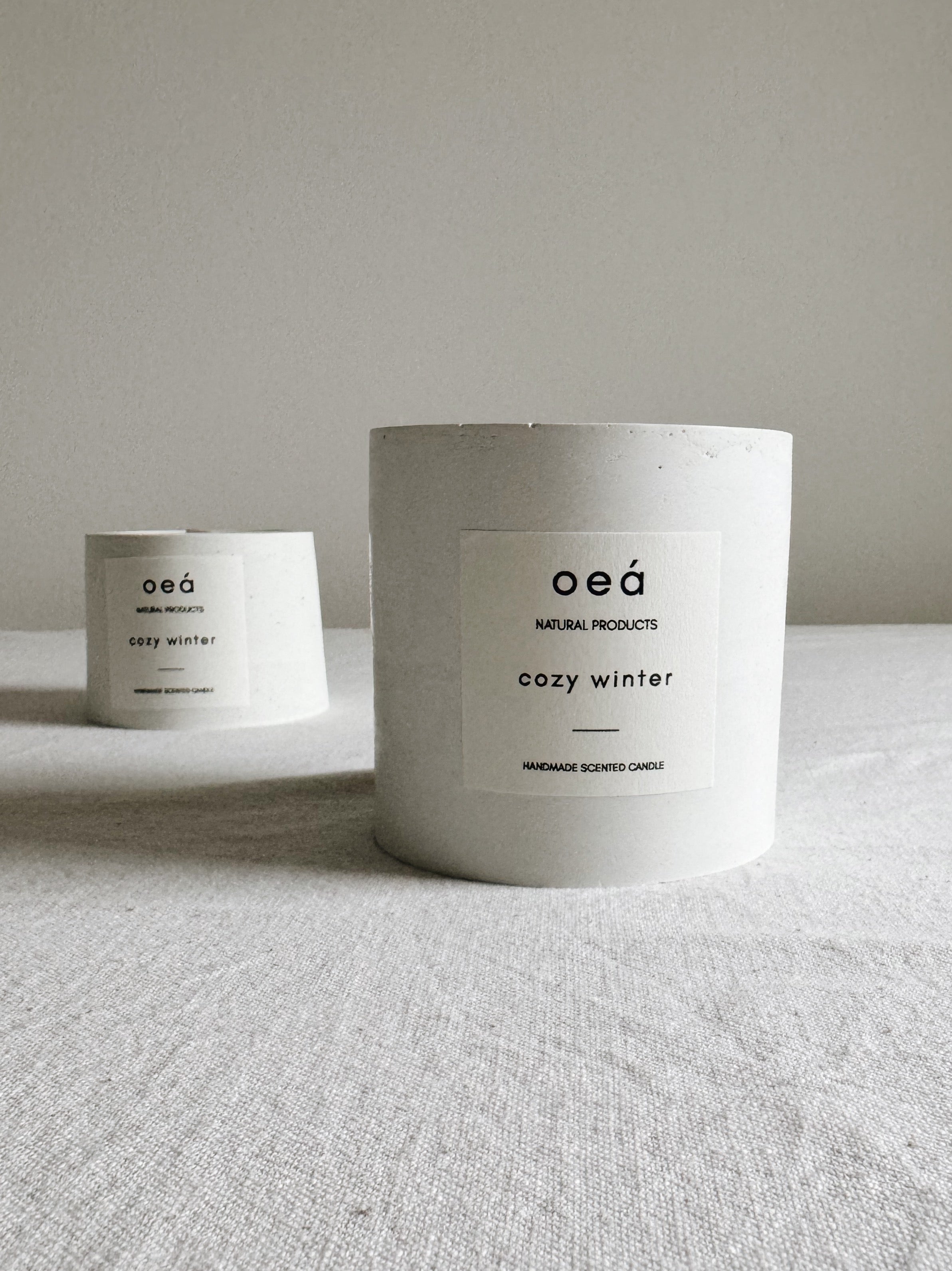 Candle Special Edition 'Cozy Winter' with Essential Orange, Cinnamon & Clove Oil (240g)