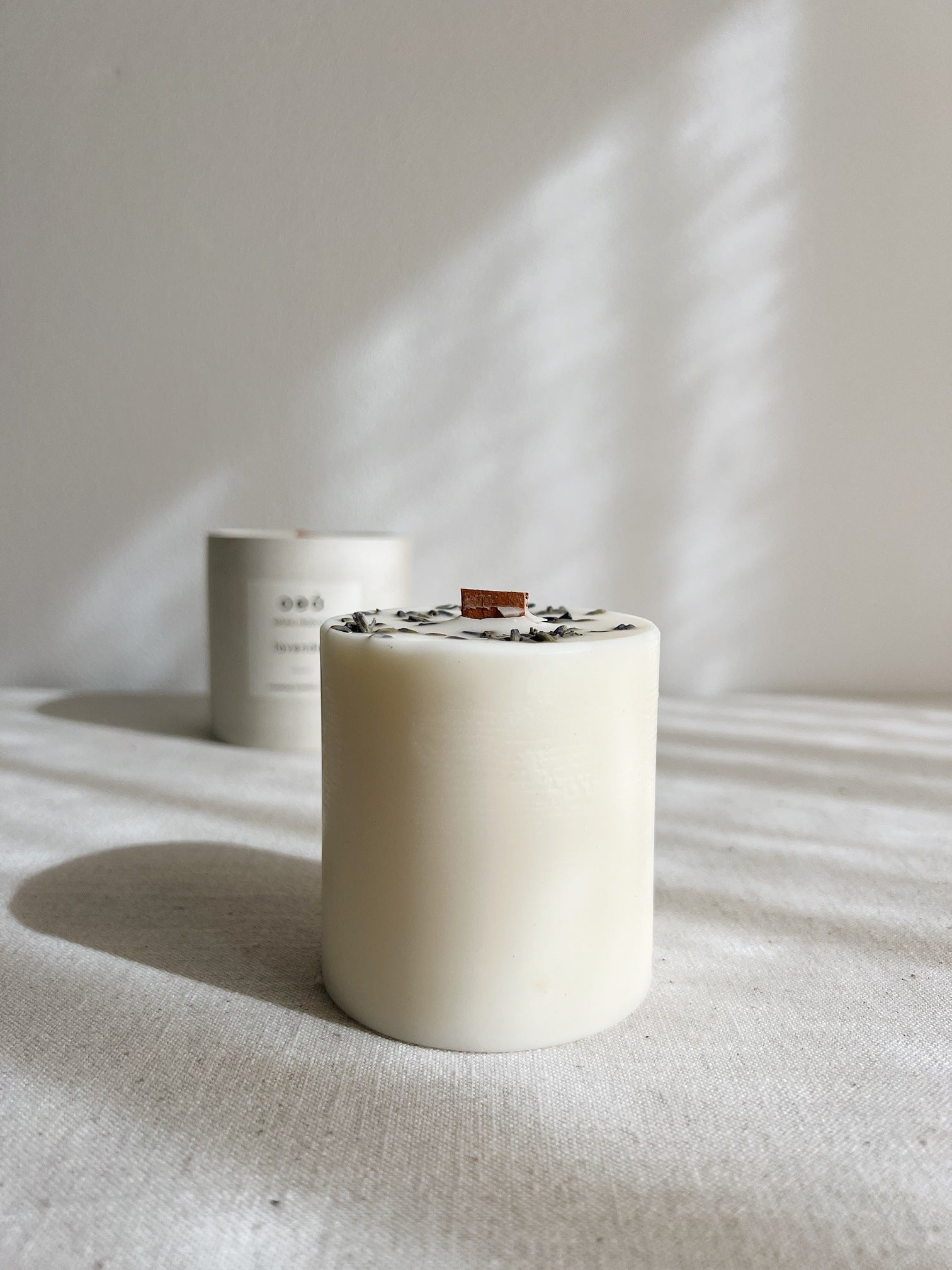 Refill candle 'lavender' with lavender essential oil (240g)