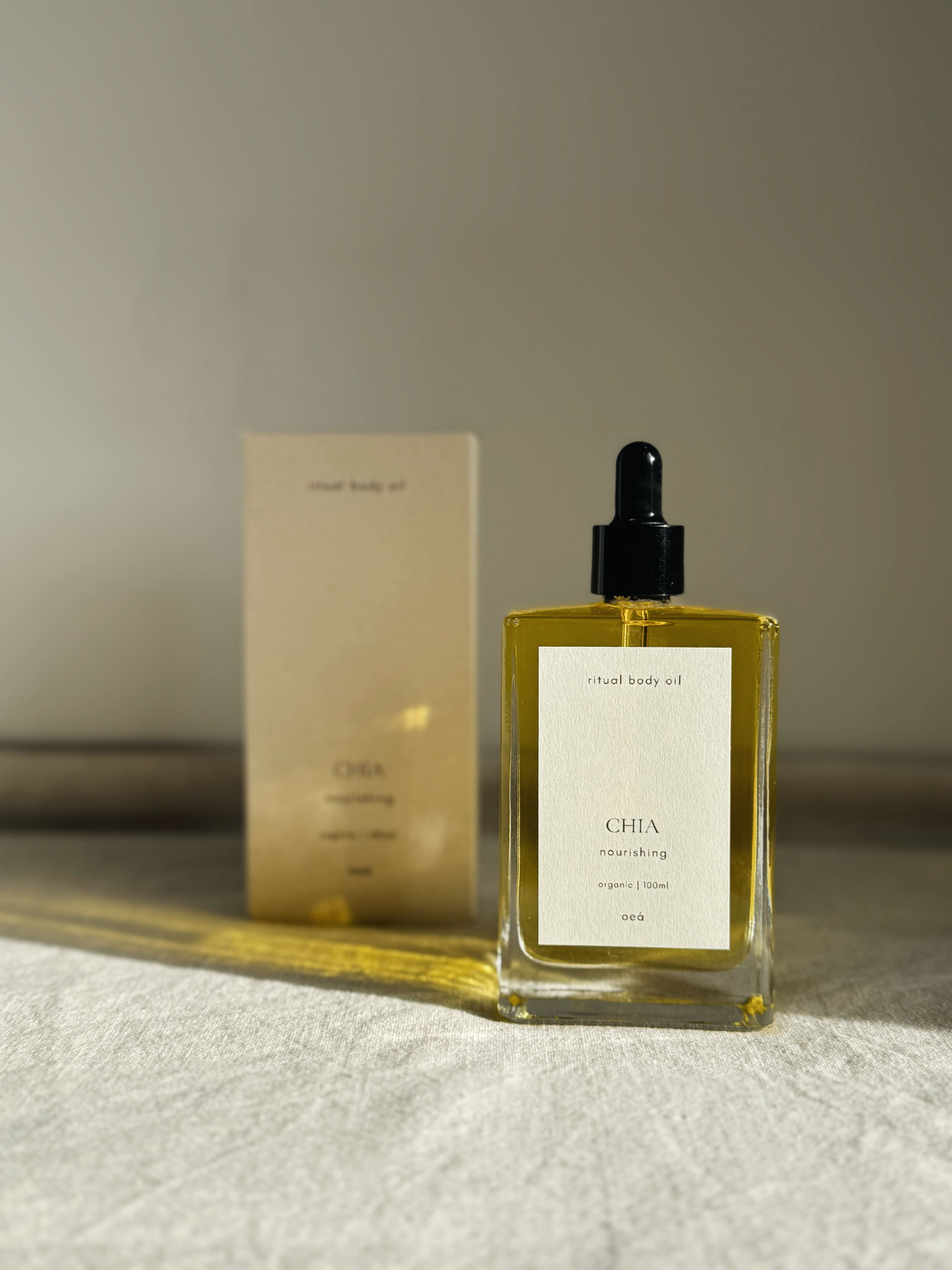 CHIA Ritual Body Oil - body oil for sensual everyday rituals with chia and vanilla