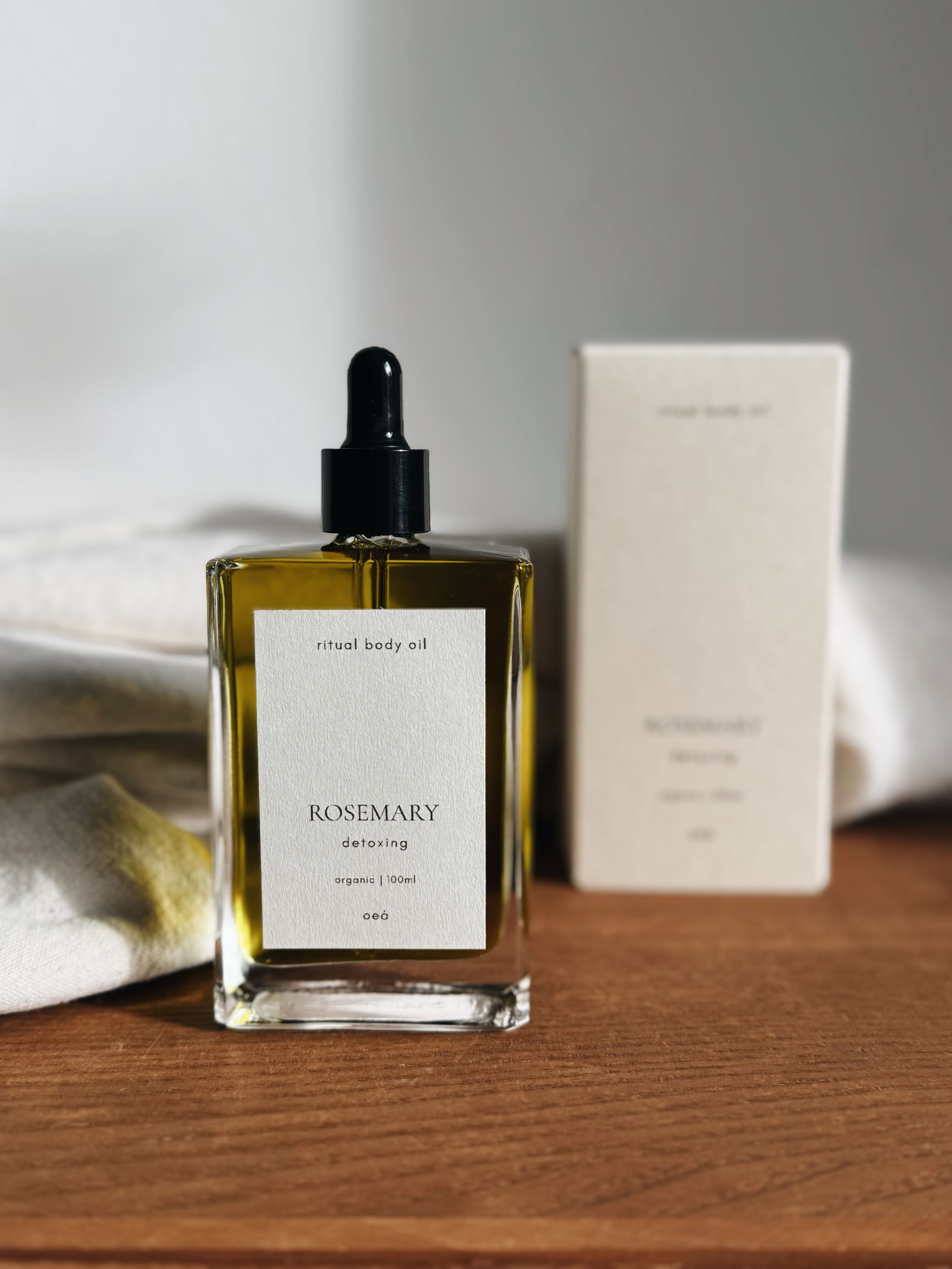 Rosemary & Jasmin Mehrzwecköl Set – Für Gesicht, Körper & Haare, Mit Echten Blüten (2x 30 Ml)