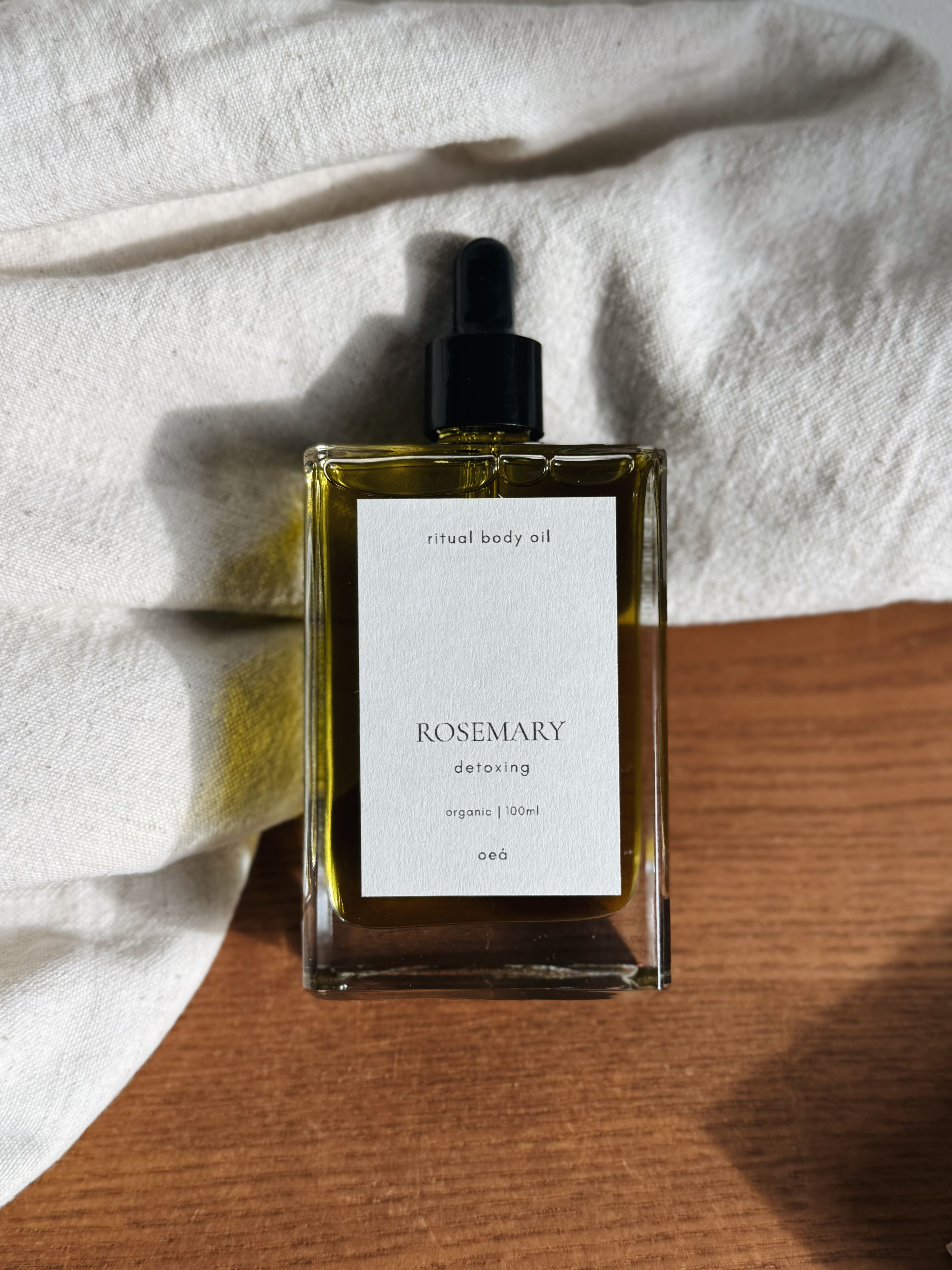 ROSEMARY Ritual Body Oil - Detox body oil with rosemary & blackcurrant seed oil