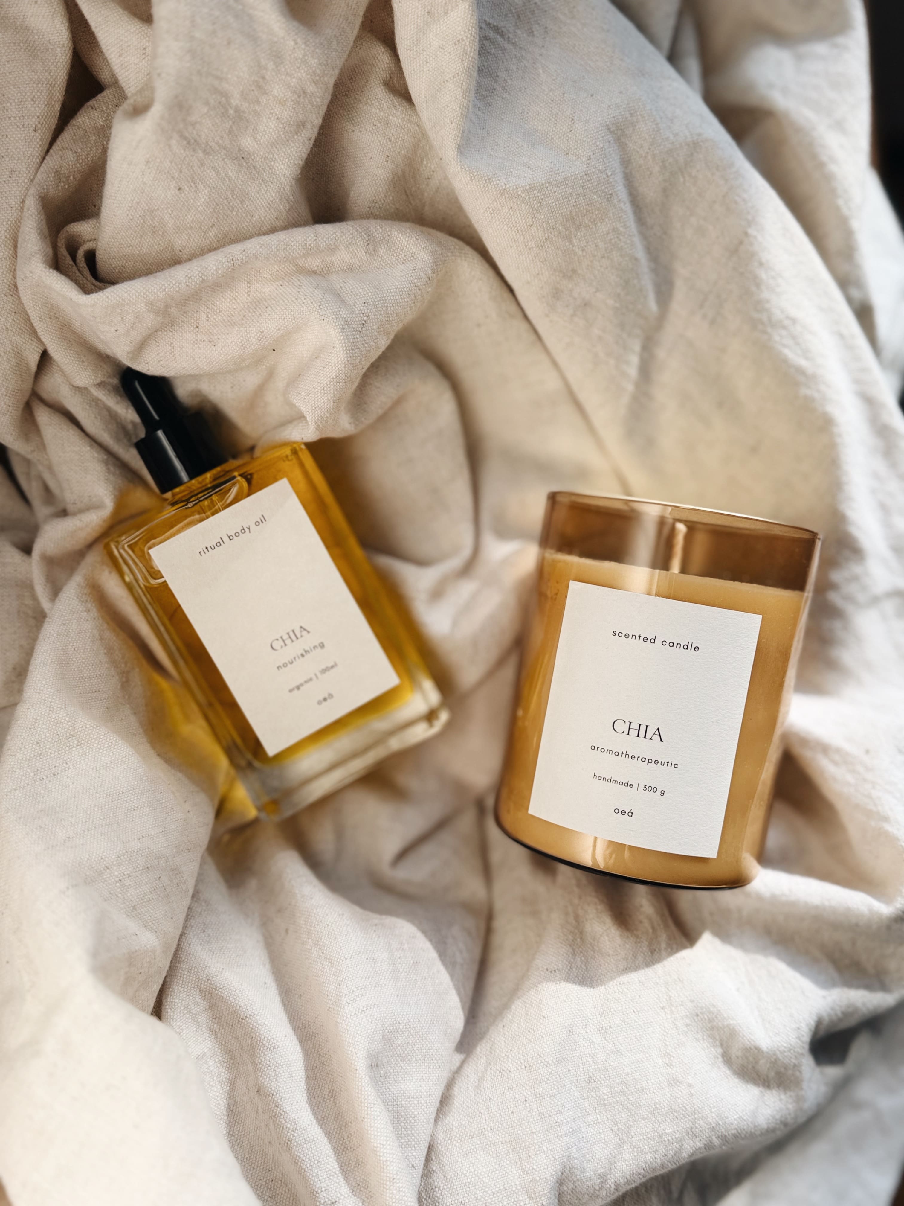 CHIA Ritual Set - Körperöl & Duftkerze