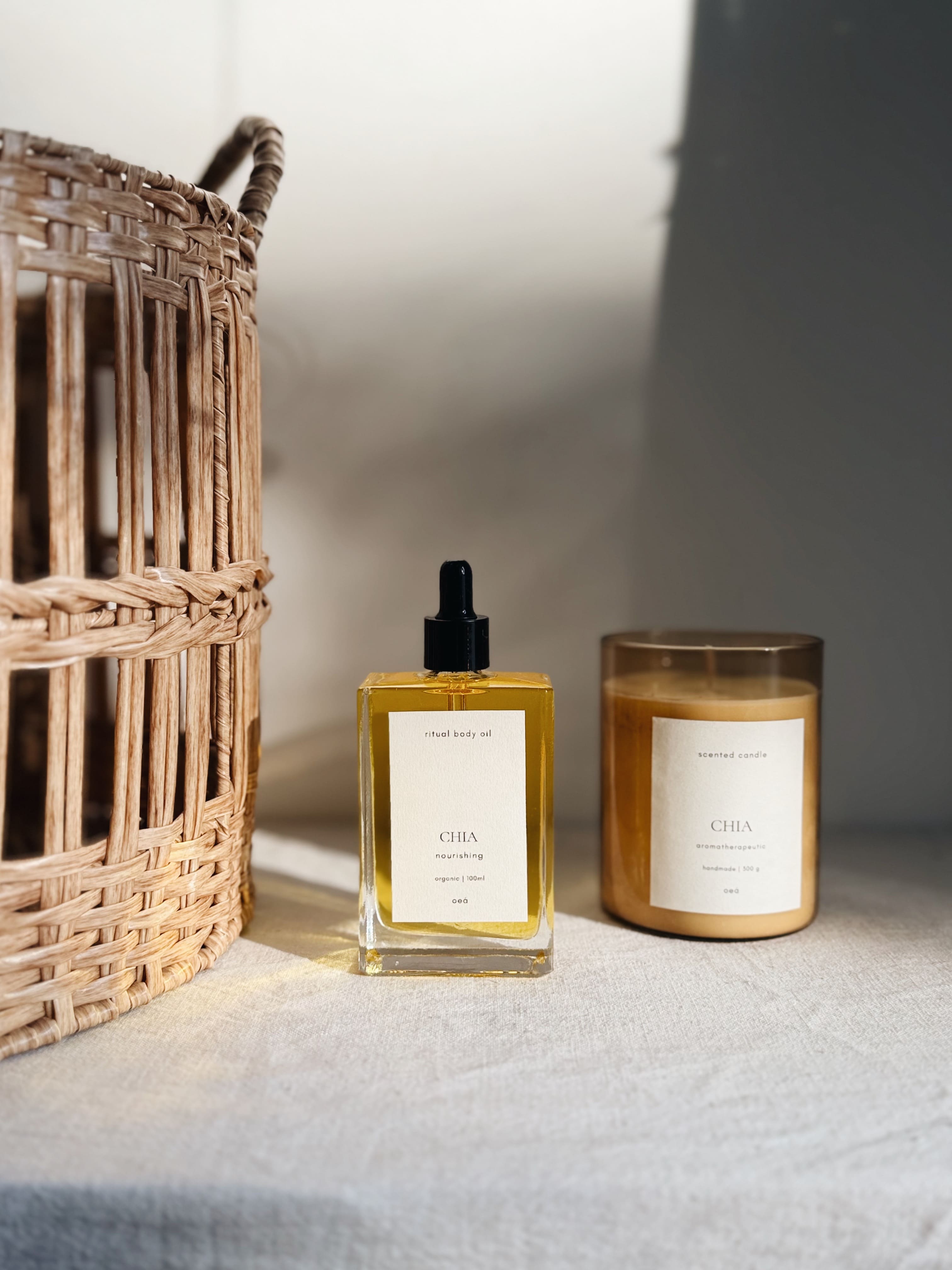 CHIA Ritual Set - Körperöl & Duftkerze