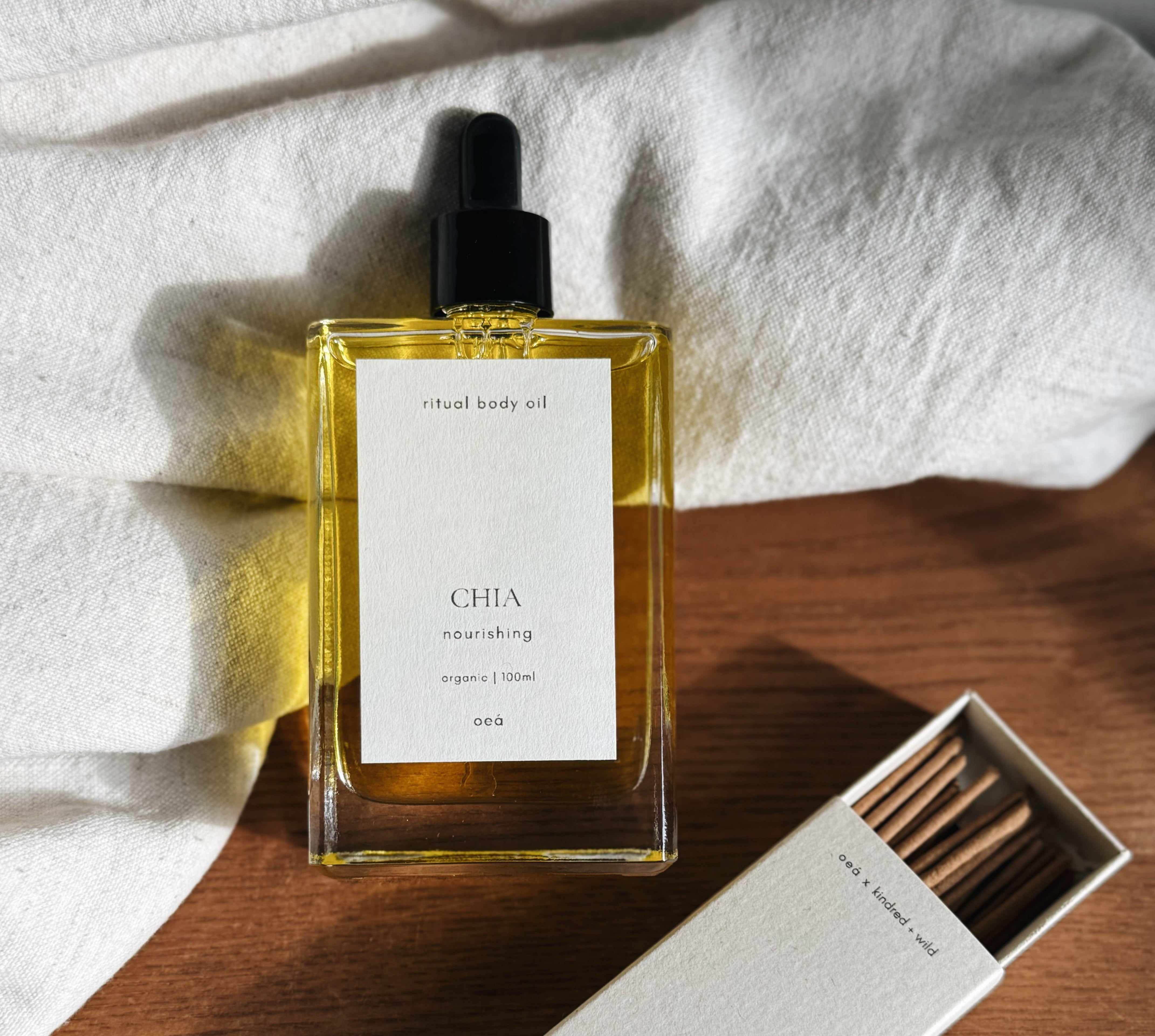 CHIA Ritual Body Oil - body oil for sensual everyday rituals with chia and vanilla