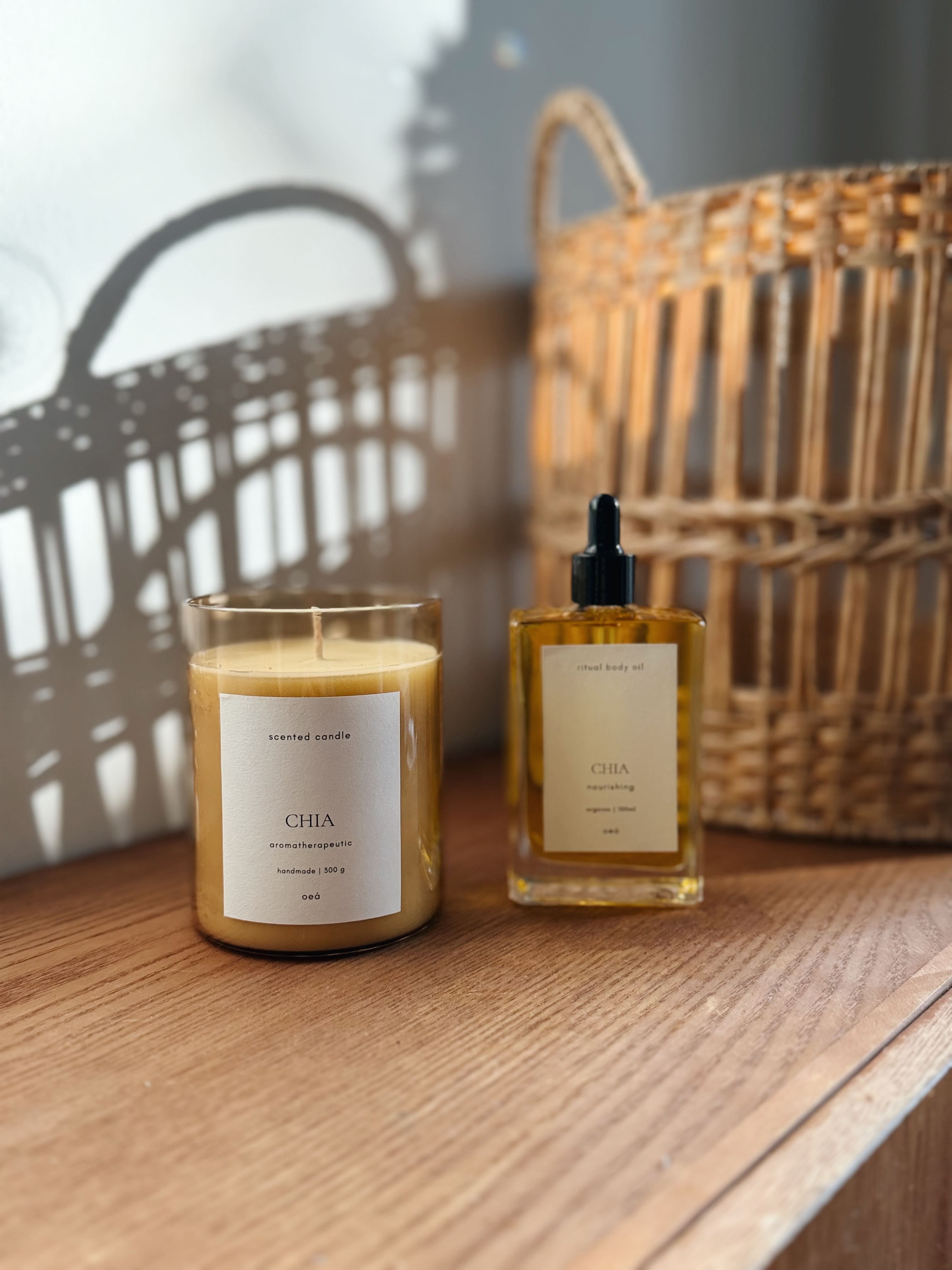 CHIA Ritual Set - Körperöl & Duftkerze