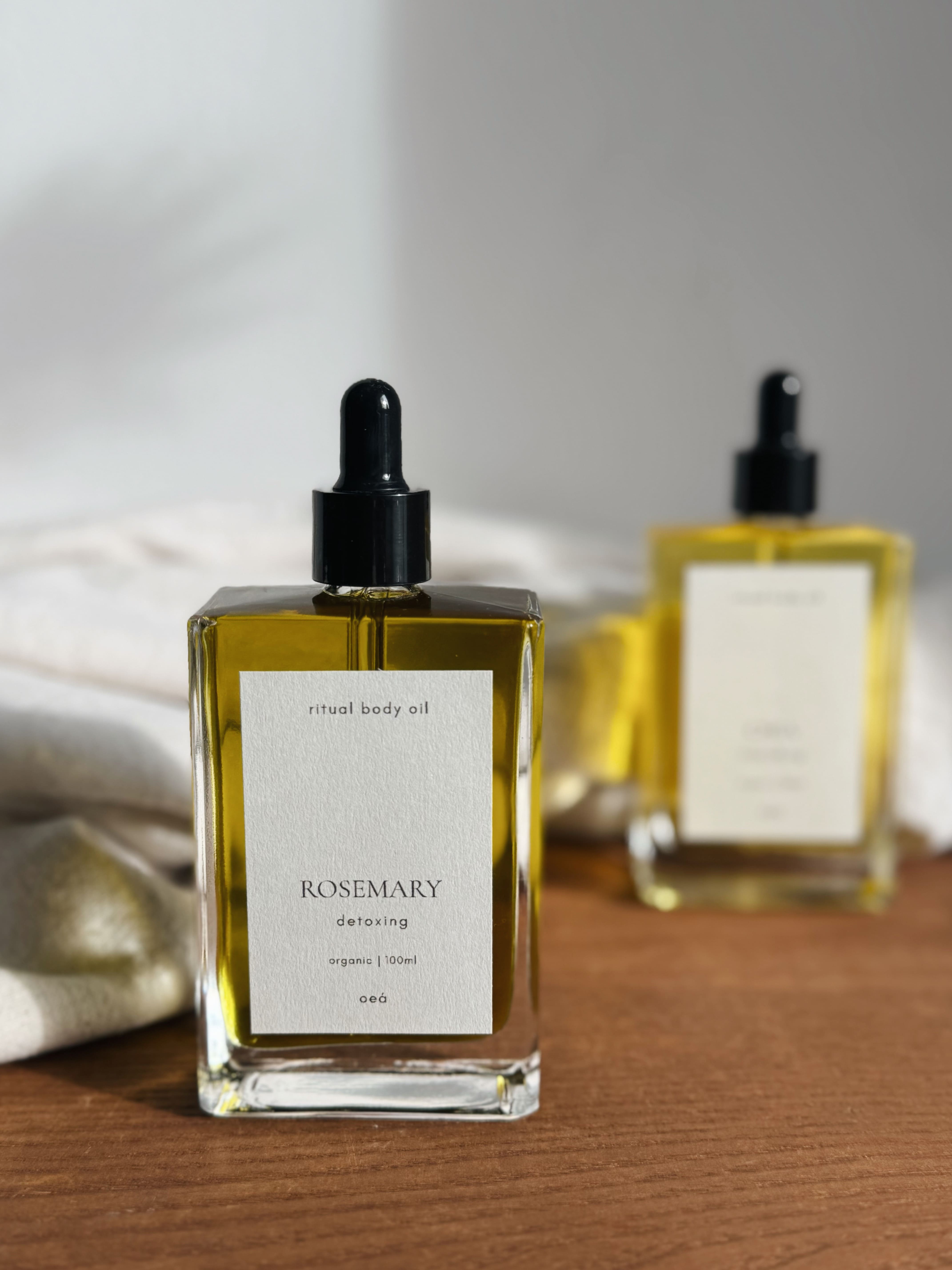 ROSEMARY Ritual Body Oil - Detox body oil with rosemary & blackcurrant seed oil