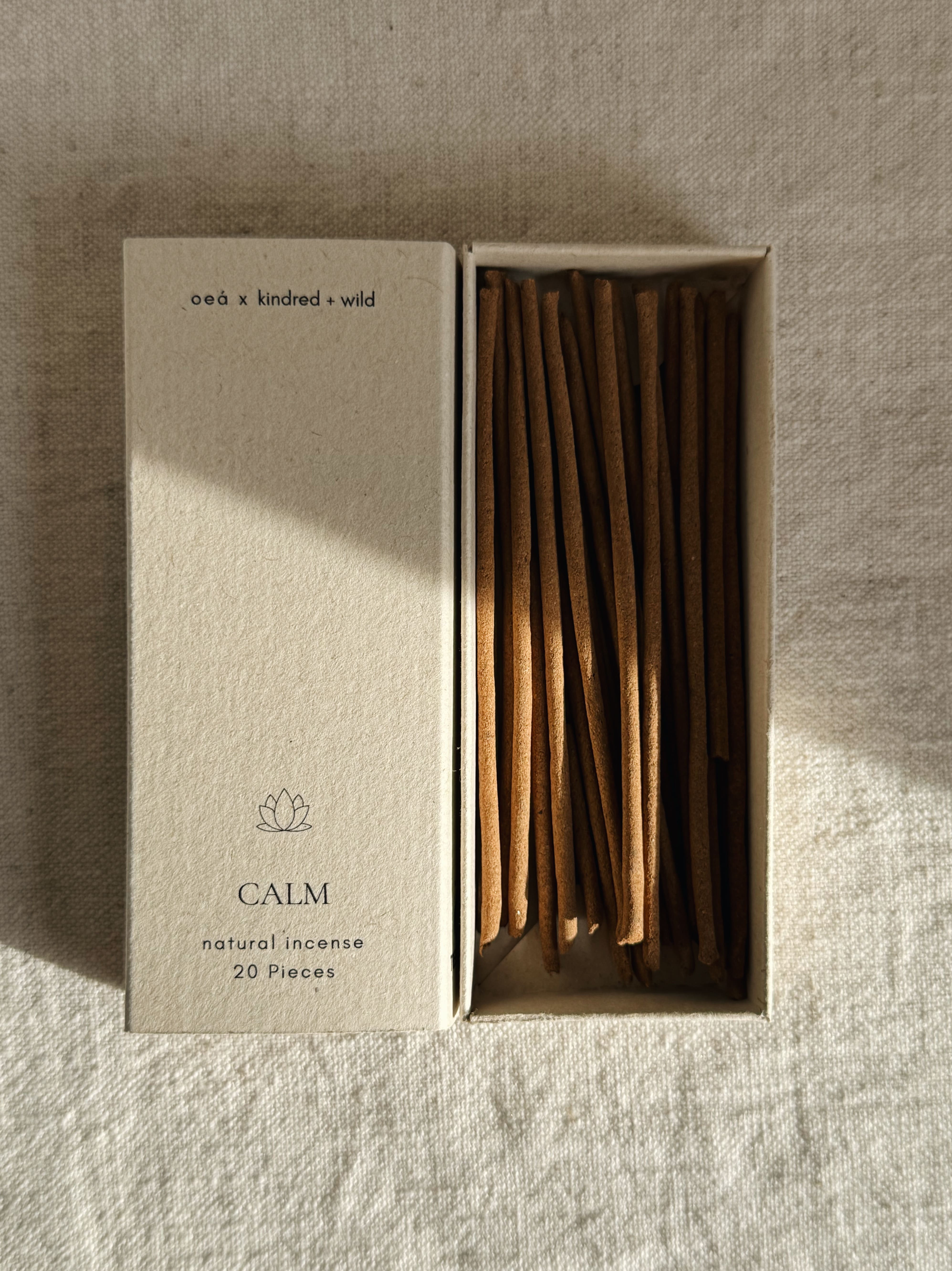 CALM Ritual Incense - Handmade incense sticks for peace & clarity