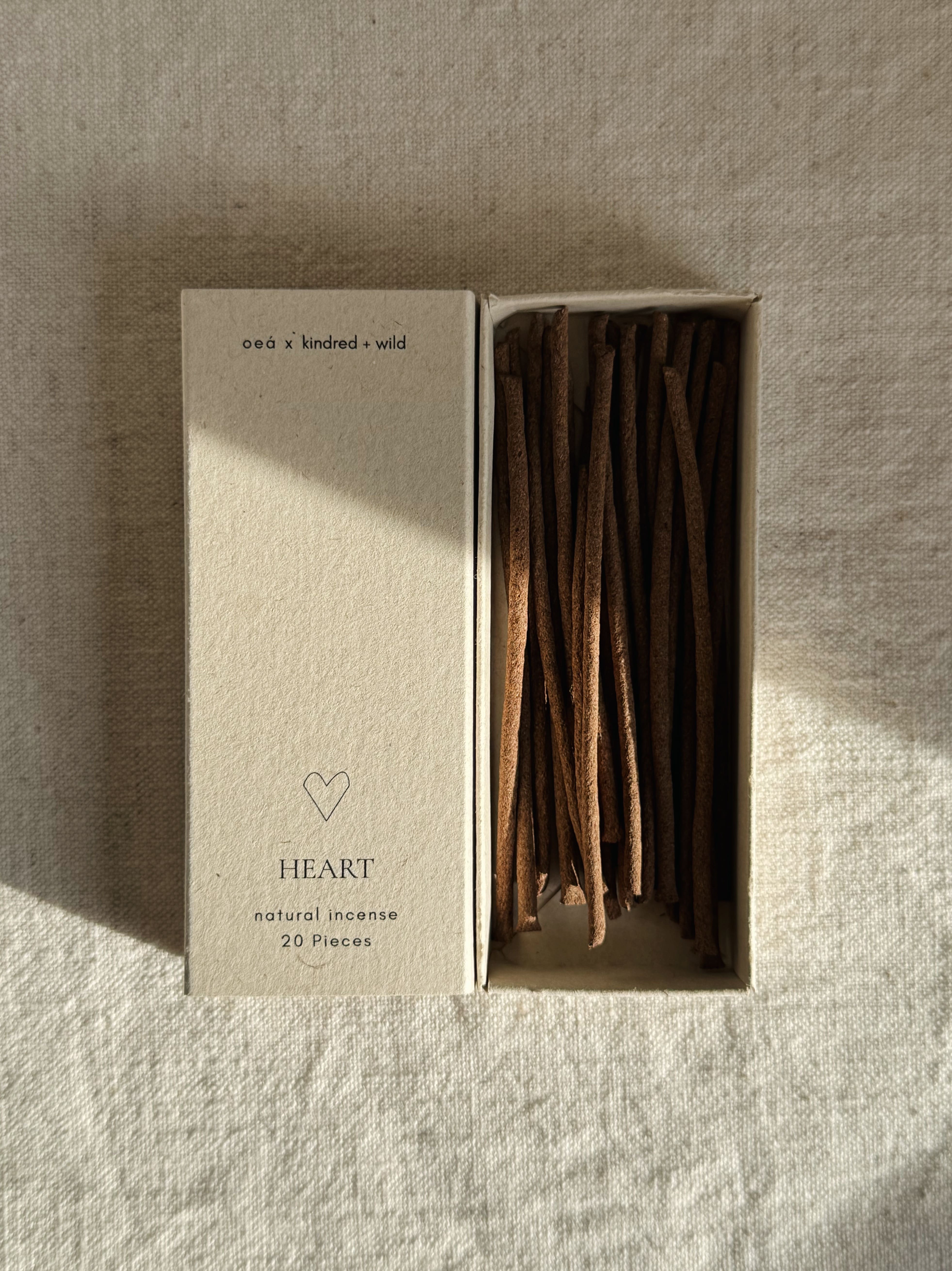 HEART Ritual Incense - Handmade incense sticks for depth & connection