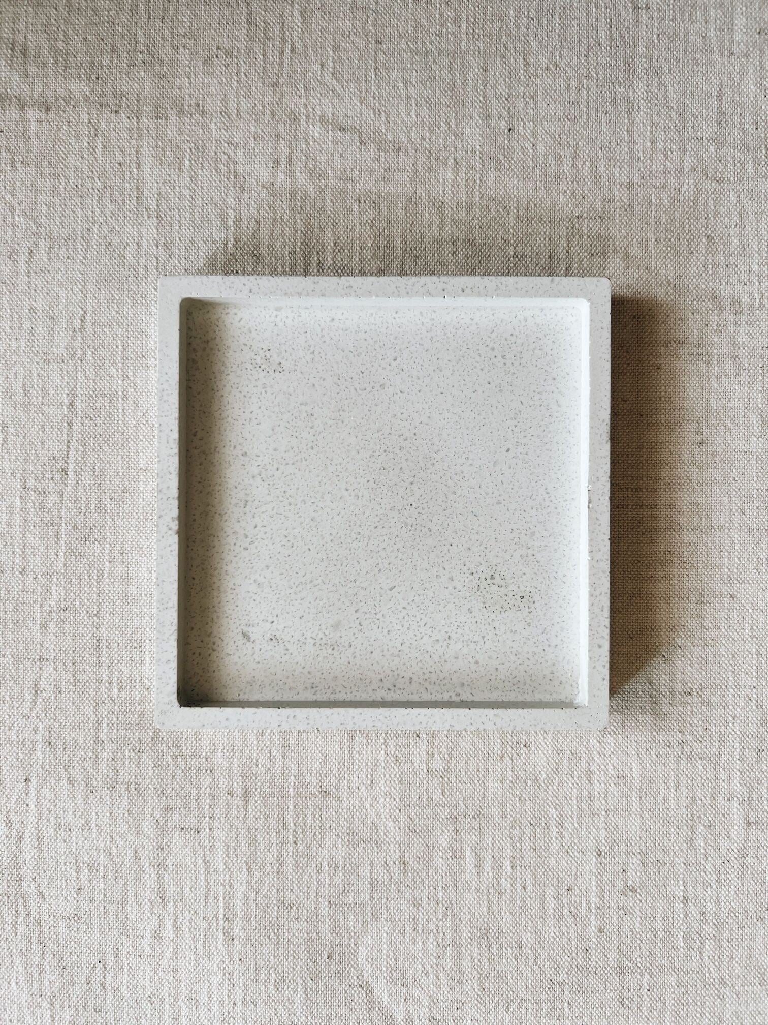 Concrete soap dish