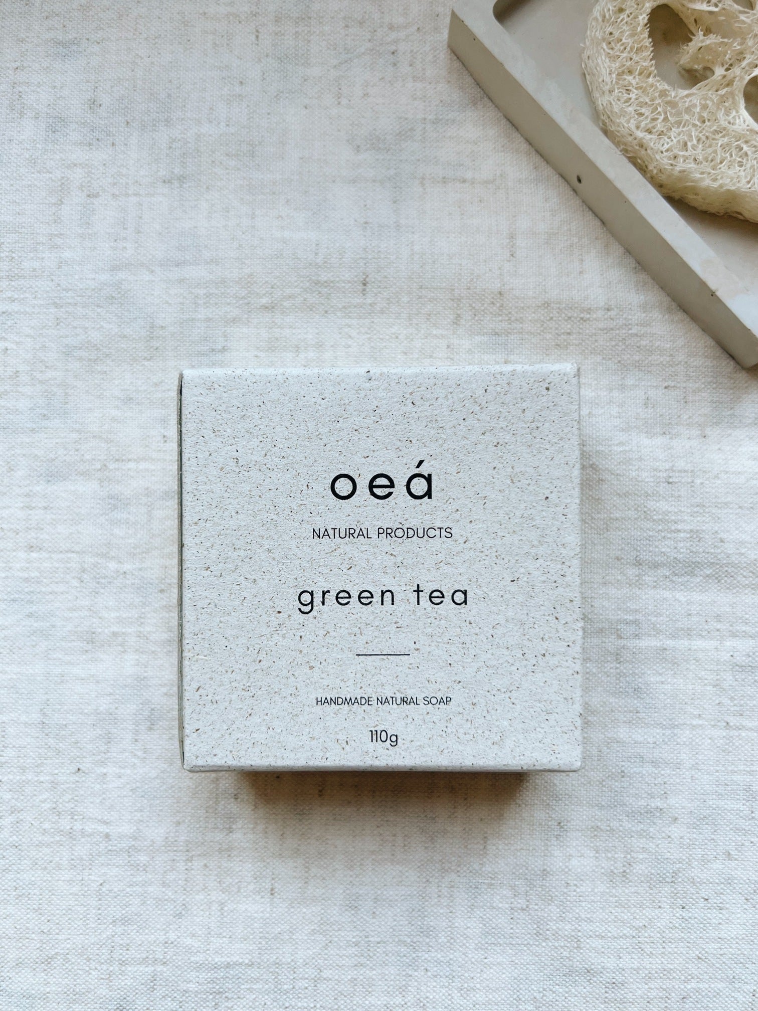 Naturseife 'green tea' mit Grünteehydrolat und Lemongras
