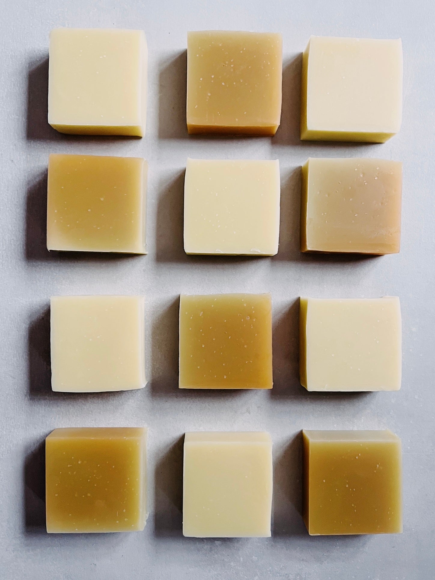 Natural soap 'green tea' with green tea hydrolate and lemongras