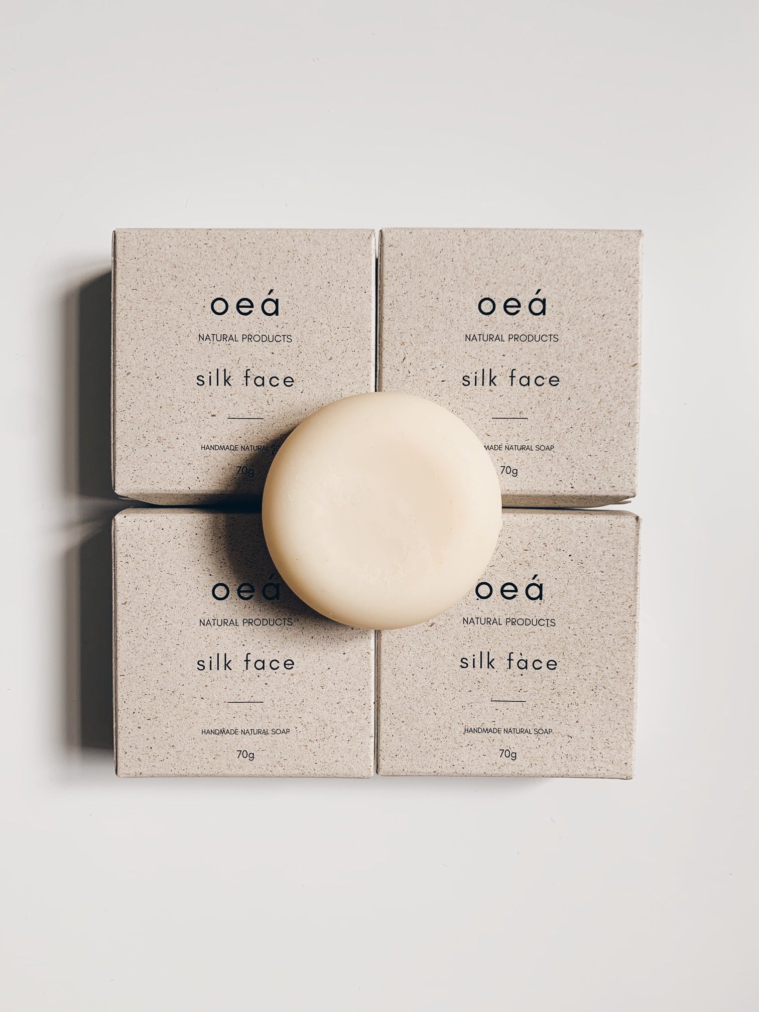 Natural soap 'silk face' with argan oil, aloe vera and coconut milk